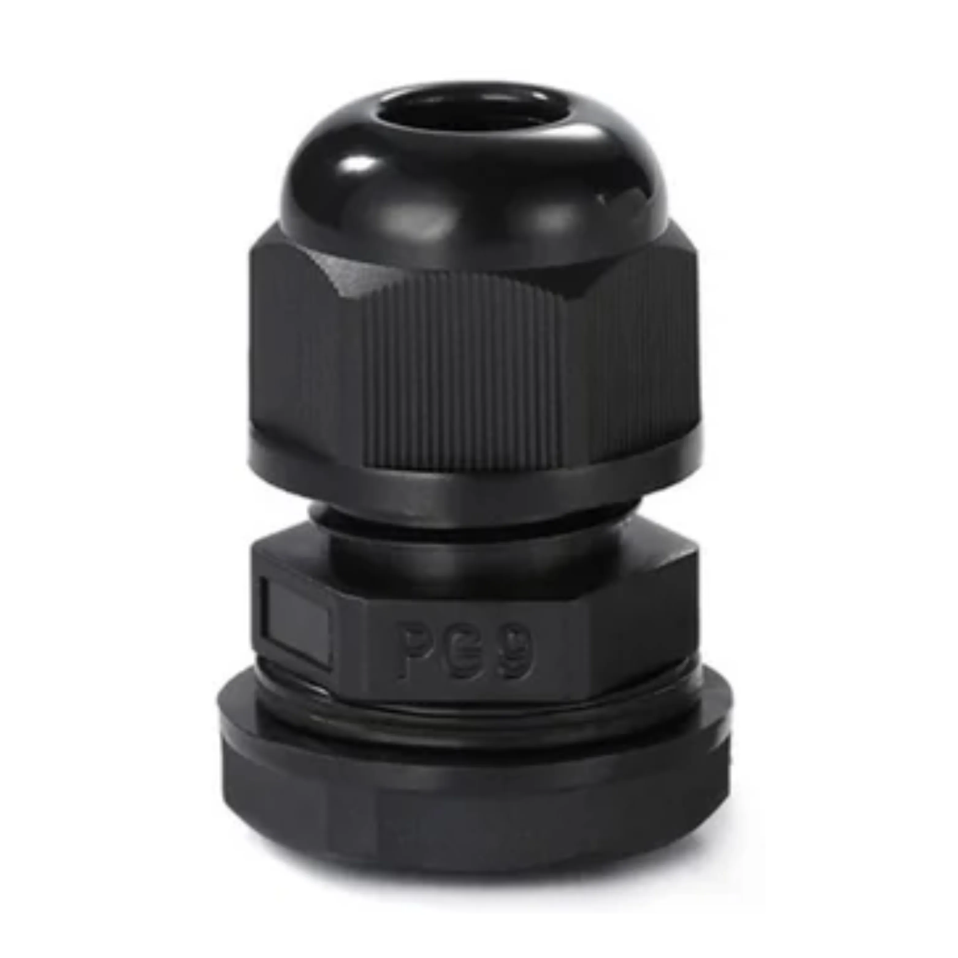 PLASTIC GLAND PG-9 BLACK